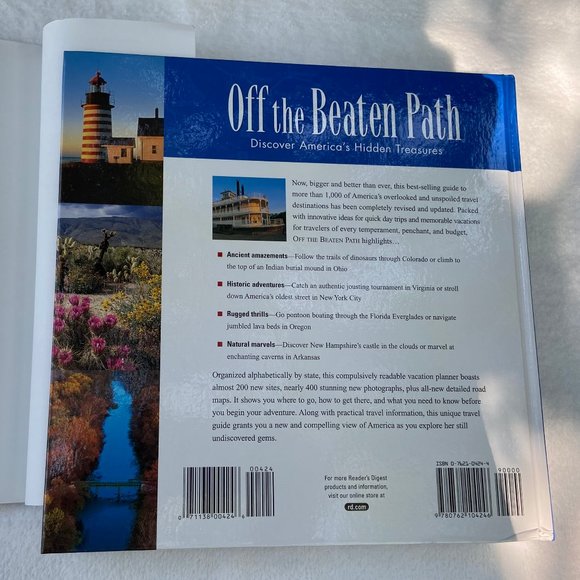 Reader's Digest - Off the Beaten Path Travel Guide Hardback Travel Book - Picture 3 of 16